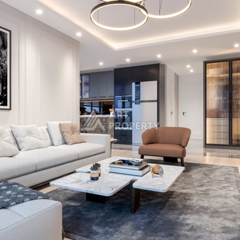 Просторные квартиры от 75 до 120 кв.м. в 450 метрах от моря. Томюк, Мерсин. - Ракурс 34