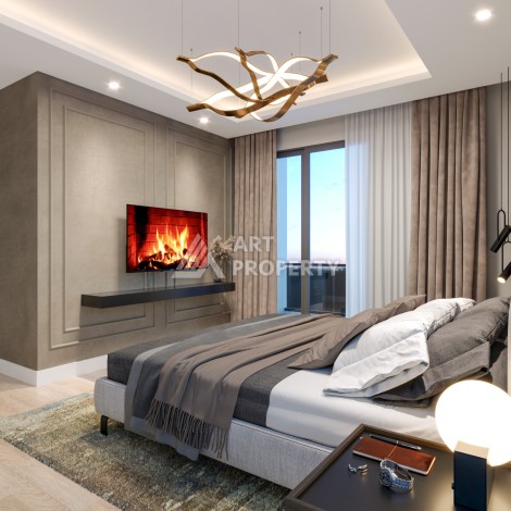 Просторные квартиры от 75 до 120 кв.м. в 450 метрах от моря. Томюк, Мерсин. - Ракурс 36