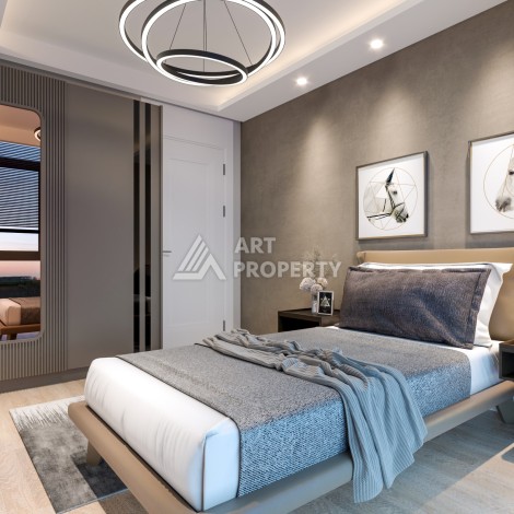 Просторные квартиры от 75 до 120 кв.м. в 450 метрах от моря. Томюк, Мерсин. - Ракурс 38