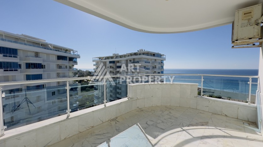 Видовая квартира 2+1 на первой береговой линии моря и рядом с речкой в районе Тосмур - Ракурс 7