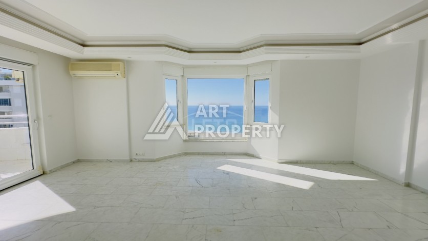 Видовая квартира 2+1 на первой береговой линии моря и рядом с речкой в районе Тосмур - Ракурс 8