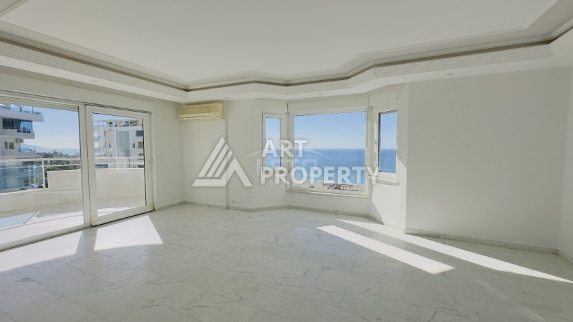 Видовая квартира 2+1 на первой береговой линии моря и рядом с речкой в районе Тосмур - Ракурс 11