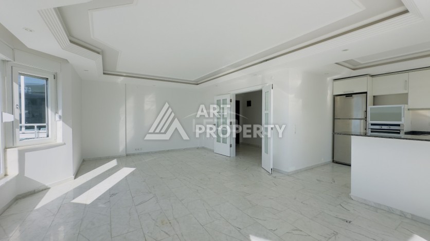 Видовая квартира 2+1 на первой береговой линии моря и рядом с речкой в районе Тосмур - Ракурс 13