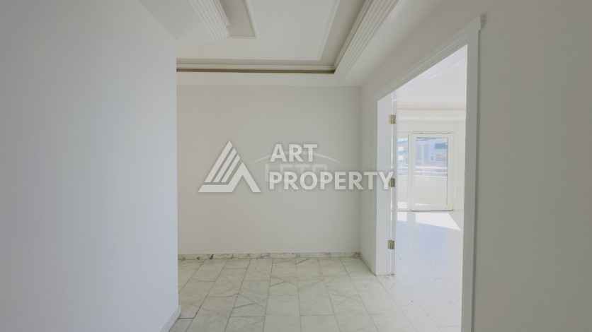 Видовая квартира 2+1 на первой береговой линии моря и рядом с речкой в районе Тосмур - Ракурс 19