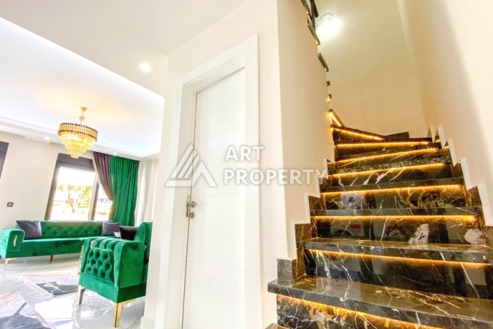 Садовый дуплекс 2+1 с люкс мебелью в районе Оба, 86 кв.м. - Ракурс 11