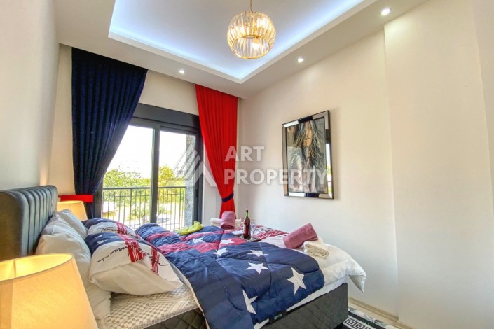 Садовый дуплекс 2+1 с люкс мебелью в районе Оба, 86 кв.м. - Ракурс 12