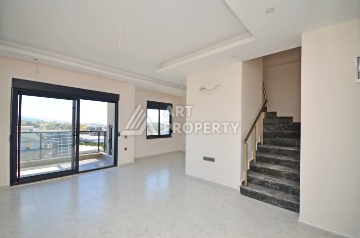 Дуплекс 2+1 с видом на море в живописном районе Авсаллар - Ракурс 13