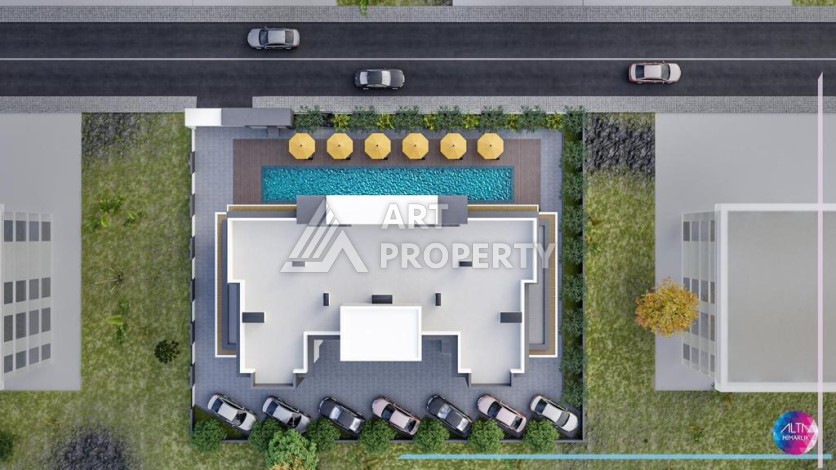 Привлекательный инвестиционный проект в новом развивающемся районе Анталии Алтынташ - Ракурс 9