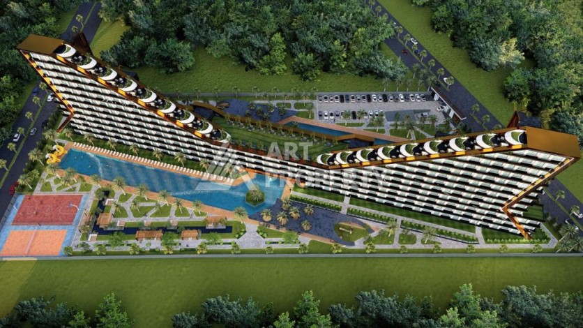 Элитный проект различных планировок 1+1, 2+1, 3+1 в перспективном районе Алтынташ - Ракурс 6