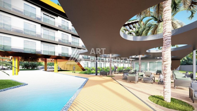 Элитный проект различных планировок 1+1, 2+1, 3+1 в перспективном районе Алтынташ - Ракурс 14