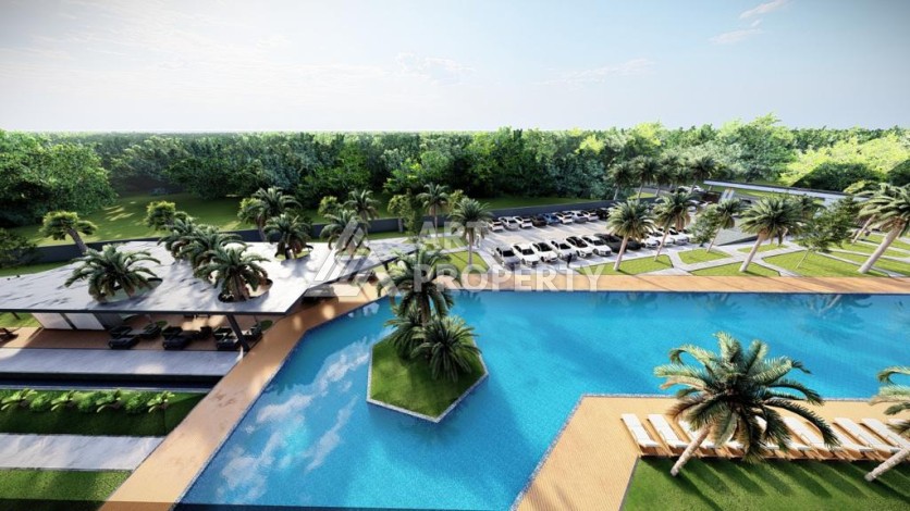 Элитный проект различных планировок 1+1, 2+1, 3+1 в перспективном районе Алтынташ - Ракурс 15