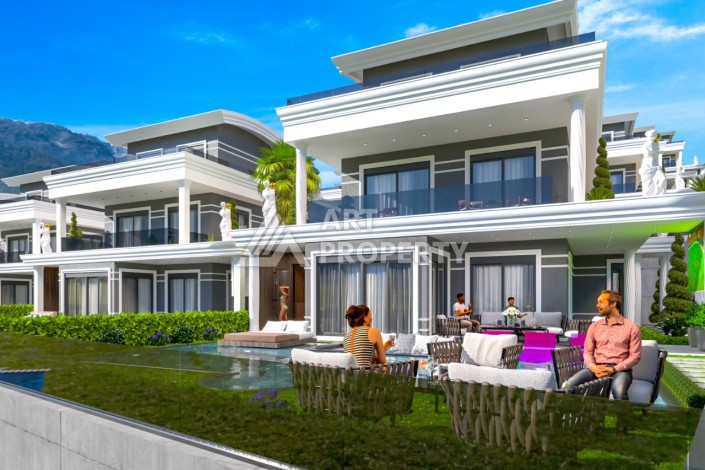 Премиум виллы 4+1 с приватным участком от 260 до 460 м2. Каргыджак, Алания. - Ракурс 4