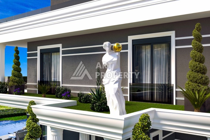 Премиум виллы 4+1 с приватным участком от 260 до 460 м2. Каргыджак, Алания. - Ракурс 8