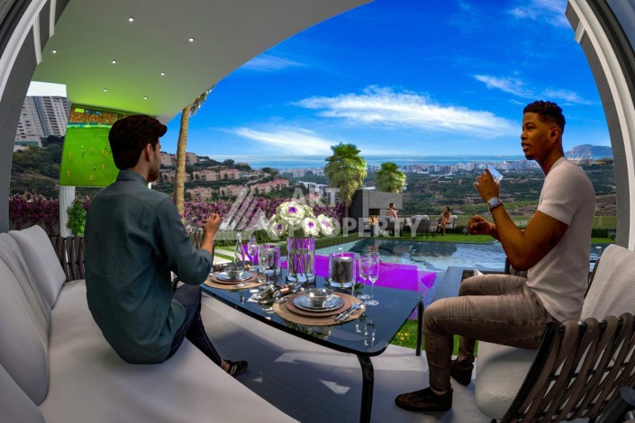 Премиум виллы 4+1 с приватным участком от 260 до 460 м2. Каргыджак, Алания. - Ракурс 10