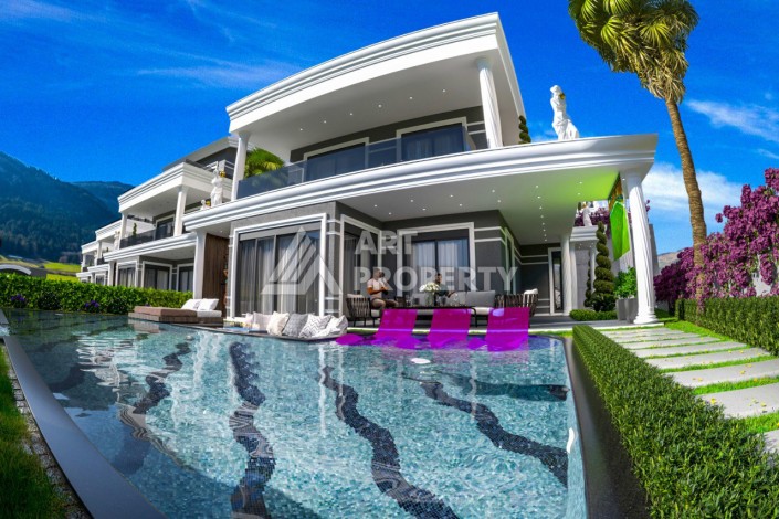 Премиум виллы 4+1 с приватным участком от 260 до 460 м2. Каргыджак, Алания. - Ракурс 13