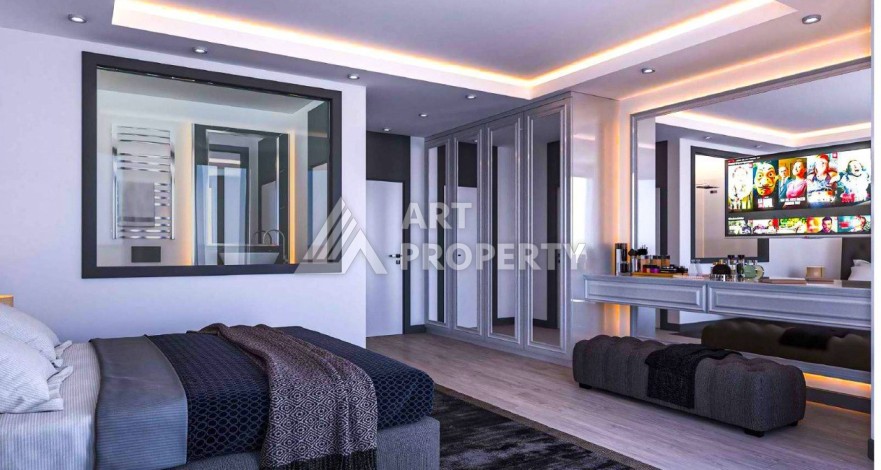 Премиум виллы 4+1 с приватным участком от 260 до 460 м2. Каргыджак, Алания. - Ракурс 26