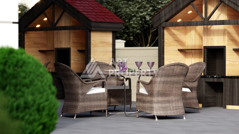 Престижная резиденция высокого качества в 150 метрах от моря в центре Махмутлара, квартиры от 55 кв.м. - Ракурс 4