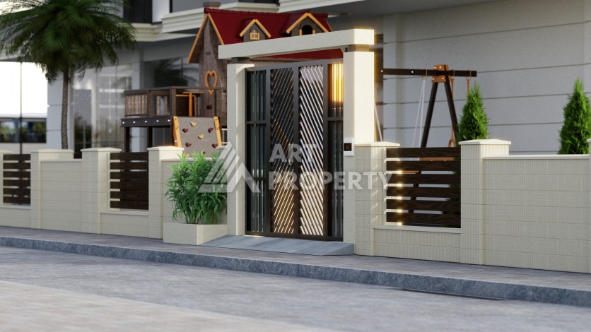 Престижная резиденция высокого качества в 150 метрах от моря в центре Махмутлара, квартиры от 55 кв.м. - Ракурс 7