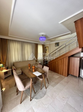 Дуплекс 2+1 с видом на горы в 10 минутах от пляжа Клеопатры, 120 кв.м. - Ракурс 6