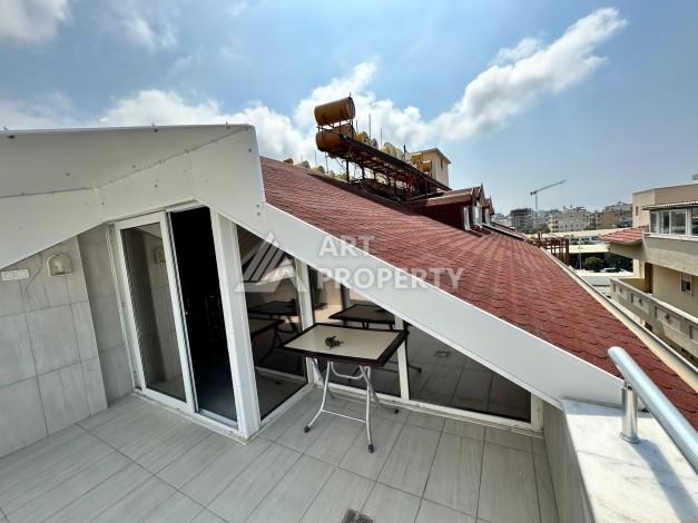 Дуплекс 2+1 с видом на горы в 10 минутах от пляжа Клеопатры, 120 кв.м. - Ракурс 14