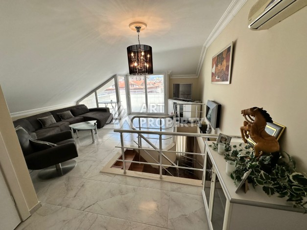 Дуплекс 2+1 с видом на горы в 10 минутах от пляжа Клеопатры, 120 кв.м. - Ракурс 22