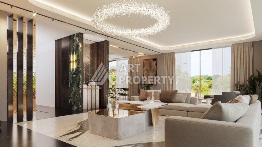 Роскошные виллы 3+1 и 6+2 с панорамными видами на море, от 363 кв.м. Бекташ, Алания. - Ракурс 35