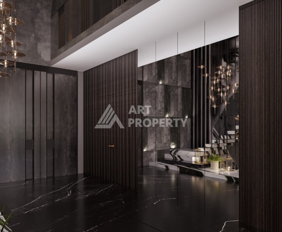 Роскошные виллы 3+1 и 6+2 с панорамными видами на море, от 363 кв.м. Бекташ, Алания. - Ракурс 38