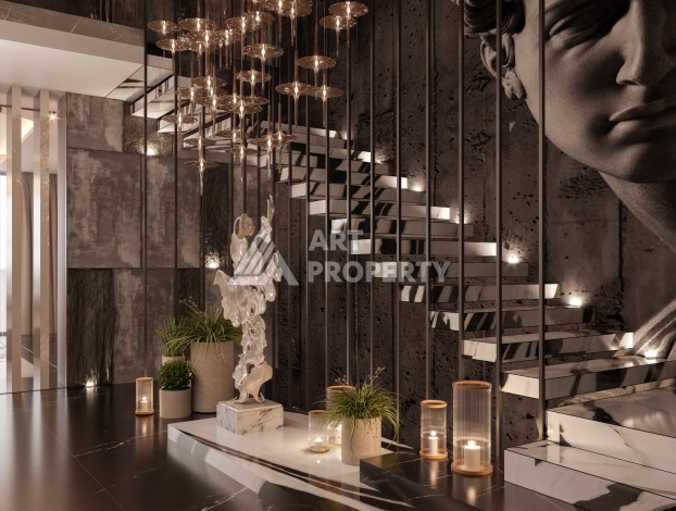 Роскошные виллы 3+1 и 6+2 с панорамными видами на море, от 363 кв.м. Бекташ, Алания. - Ракурс 41