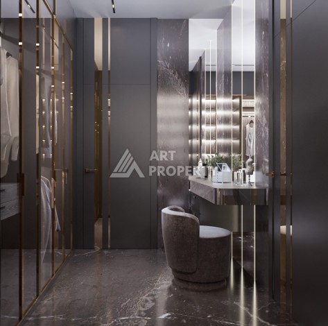 Роскошные виллы 3+1 и 6+2 с панорамными видами на море, от 363 кв.м. Бекташ, Алания. - Ракурс 51