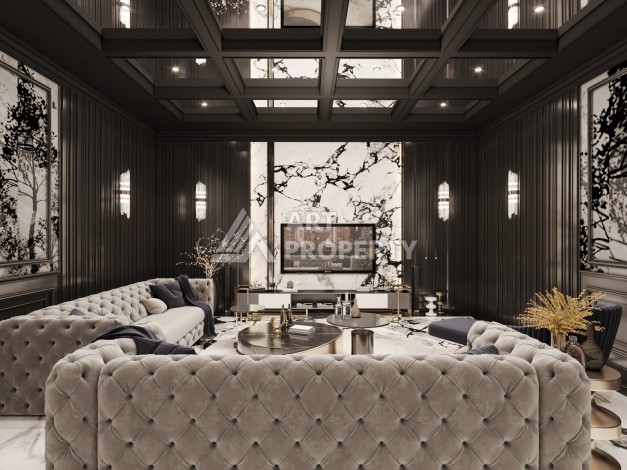 Роскошные виллы 3+1 и 6+2 с панорамными видами на море, от 363 кв.м. Бекташ, Алания. - Ракурс 72