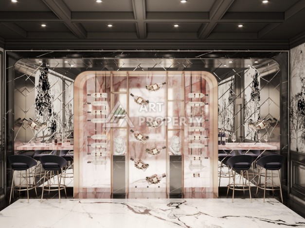 Роскошные виллы 3+1 и 6+2 с панорамными видами на море, от 363 кв.м. Бекташ, Алания. - Ракурс 74