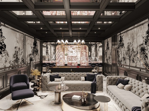 Роскошные виллы 3+1 и 6+2 с панорамными видами на море, от 363 кв.м. Бекташ, Алания. - Ракурс 75