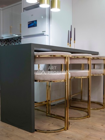 Меблированная квартира 1+1 в 400 метрах от моря, 60 м2. Кестель, Алания. - Ракурс 3