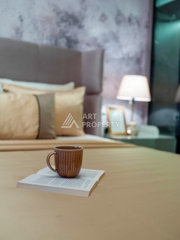 Меблированная квартира 1+1 в 400 метрах от моря, 60 м2. Кестель, Алания. - Ракурс 11