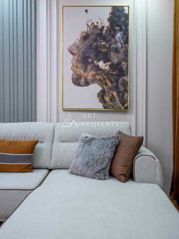 Меблированная квартира 1+1 в 400 метрах от моря, 60 м2. Кестель, Алания. - Ракурс 15