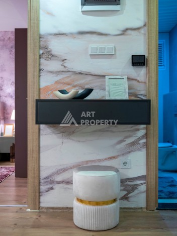 Меблированная квартира 1+1 в 400 метрах от моря, 60 м2. Кестель, Алания. - Ракурс 16