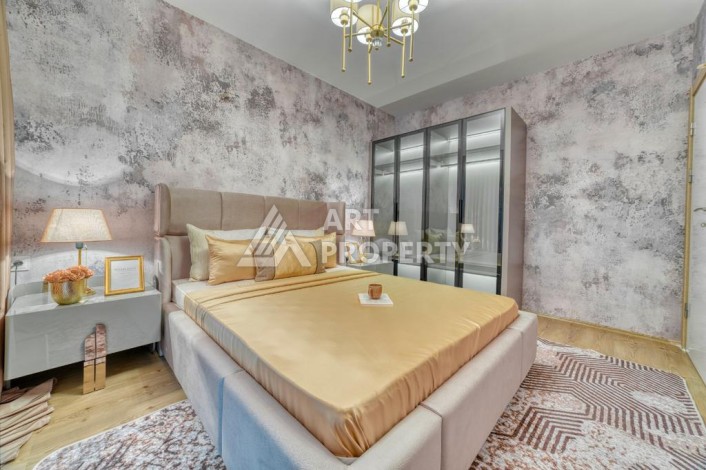 Меблированная квартира 1+1 в 400 метрах от моря, 60 м2. Кестель, Алания. - Ракурс 21