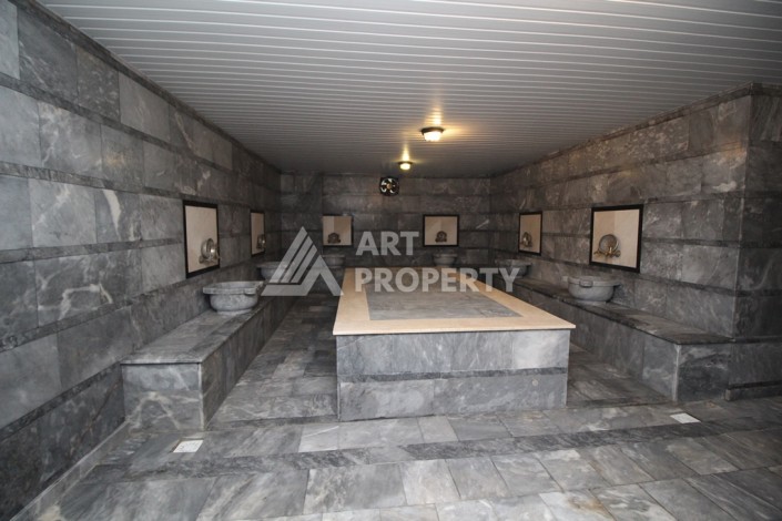 Меблированная квартира 1+1 в 400 метрах от моря, 60 м2. Кестель, Алания. - Ракурс 26