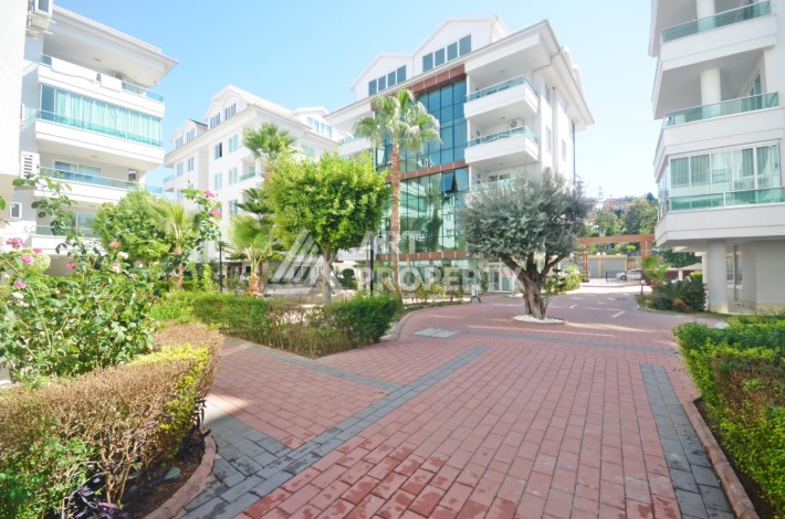 Меблированная квартира 1+1 в 400 метрах от моря, 60 м2. Кестель, Алания. - Ракурс 30