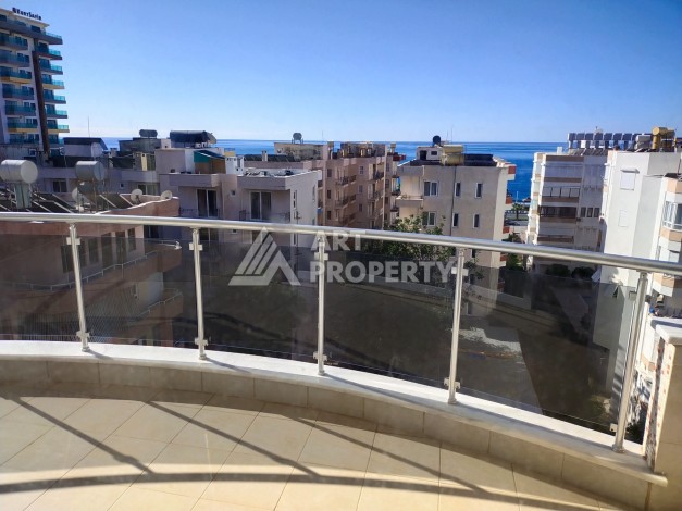 Просторная квартира 2+1 с видом на море и горы в Махмутларе. До пляжа 100 метров. - Ракурс 8