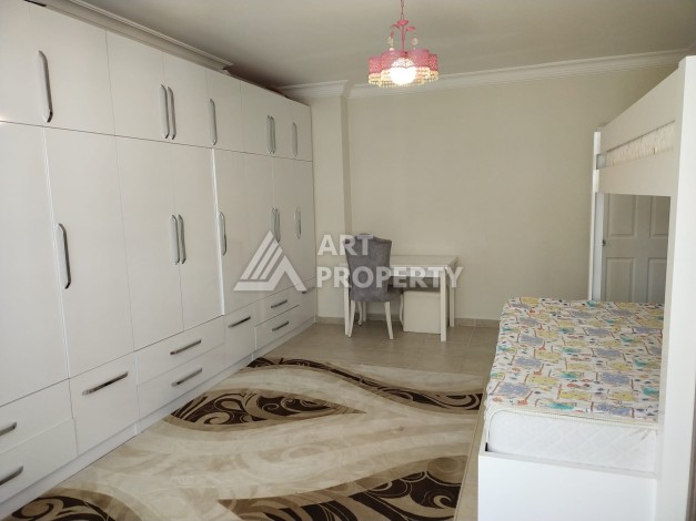 Просторная квартира 2+1 с видом на море и горы в Махмутларе. До пляжа 100 метров. - Ракурс 13