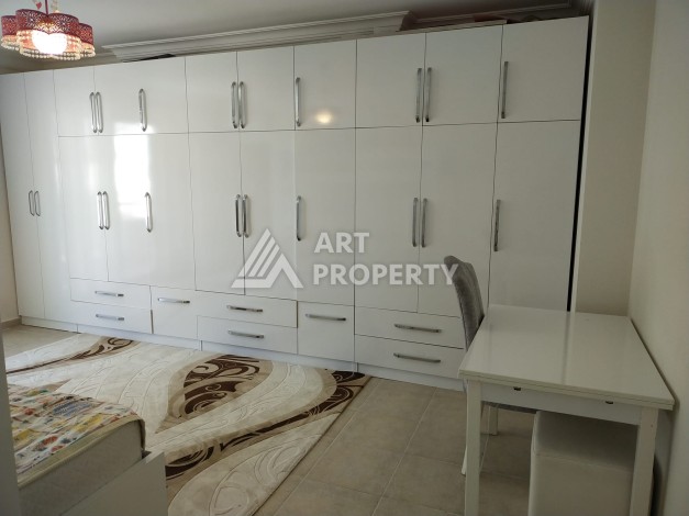 Просторная квартира 2+1 с видом на море и горы в Махмутларе. До пляжа 100 метров. - Ракурс 18