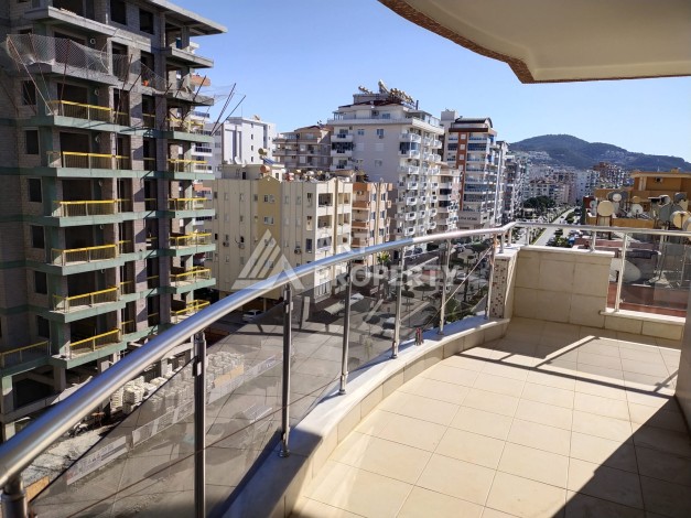 Просторная квартира 2+1 с видом на море и горы в Махмутларе. До пляжа 100 метров. - Ракурс 24