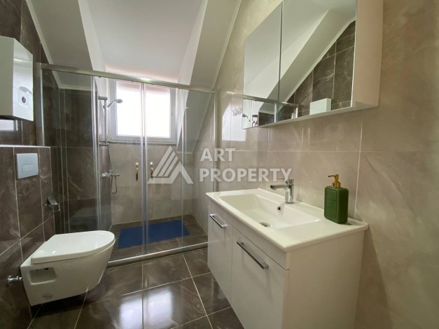 Уютный дуплекс 3+1 с видом на море, 159 кв.м. в Авсалларе. - Ракурс 29