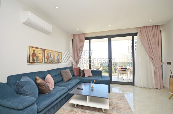 Квартира 1+1 с видом на море на первой береговой линии в Махмутларе, 61 кв.м. - Ракурс 10