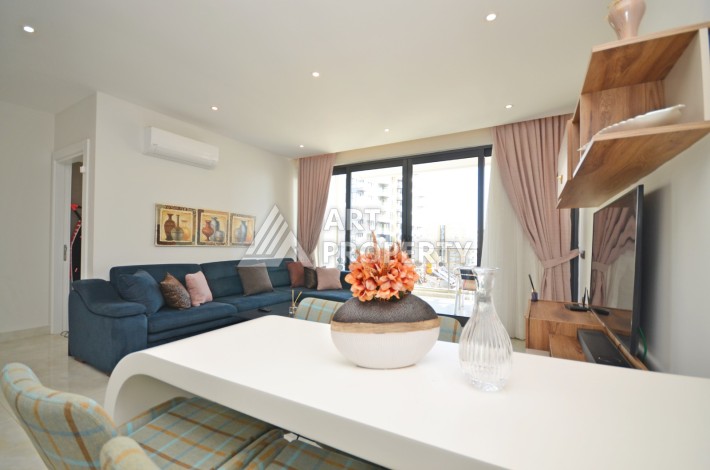 Квартира 1+1 с видом на море на первой береговой линии в Махмутларе, 61 кв.м. - Ракурс 11