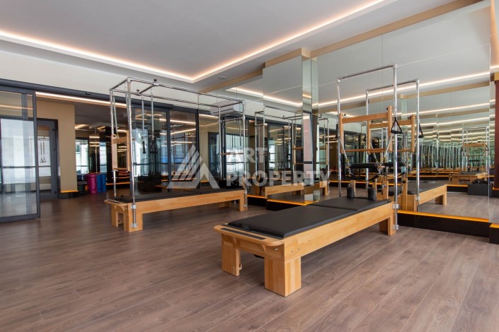 Двухкомнатные меблированные апартаменты 70 кв.м. в резиденции премиум класса в Махмутларе. - Ракурс 35