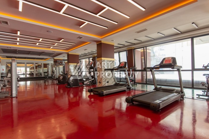 Двухкомнатные меблированные апартаменты 70 кв.м. в резиденции премиум класса в Махмутларе. - Ракурс 49