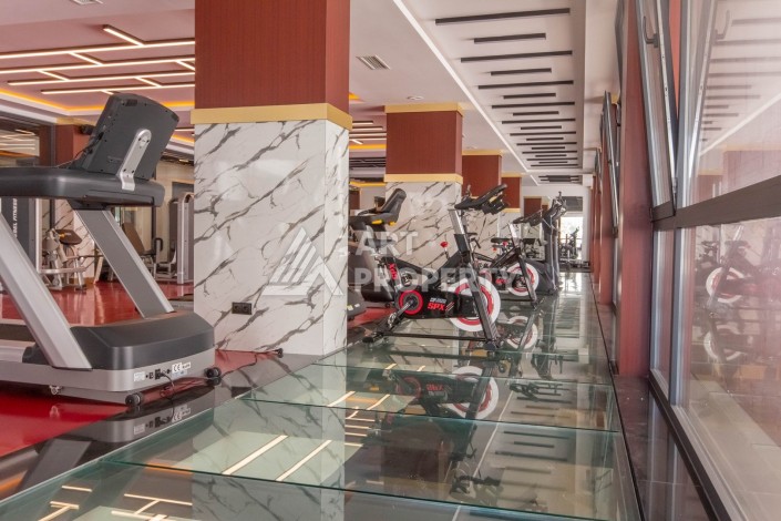 Двухкомнатные меблированные апартаменты 70 кв.м. в резиденции премиум класса в Махмутларе. - Ракурс 51