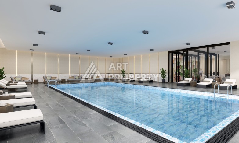 Квартира 3+1 в новой резиденции, 145 м2. Оба, Алания. - Ракурс 12